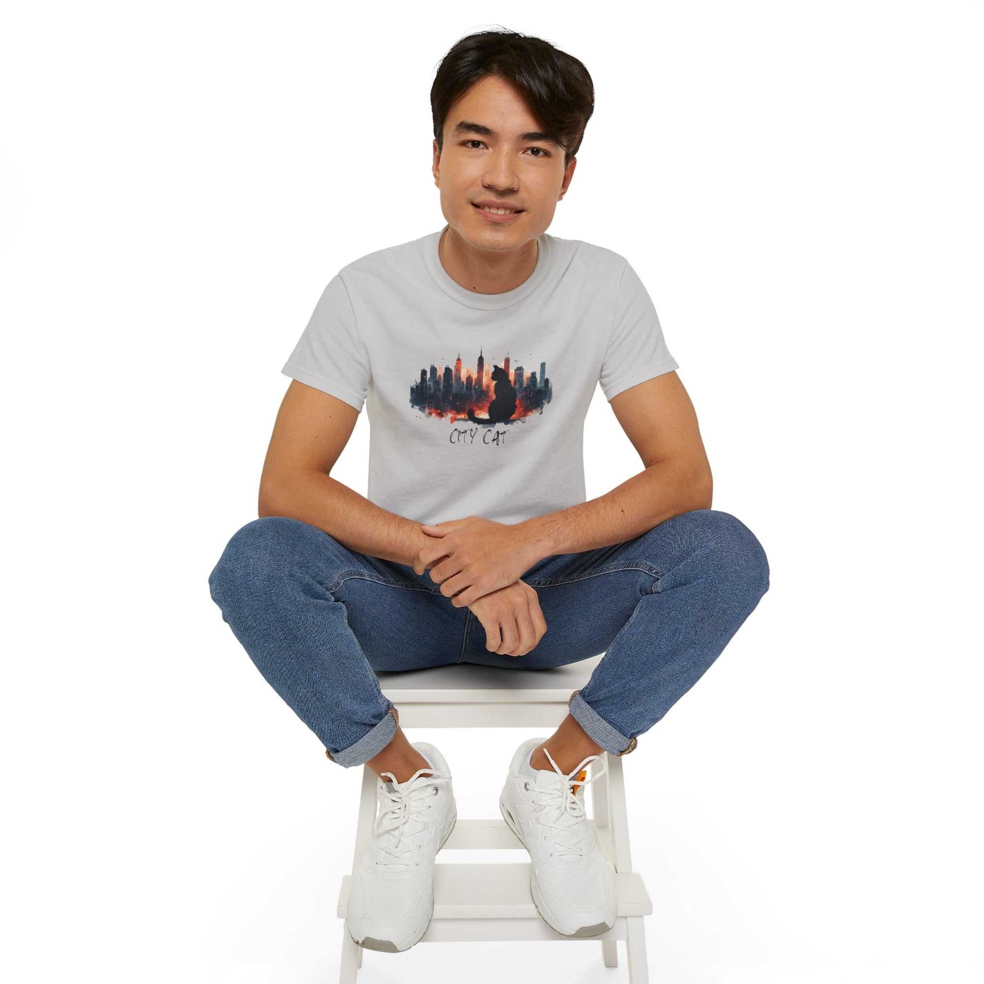 City Cat Unisex Graphic Tee - Clothing, T-shirts - EpiAl's Shop
