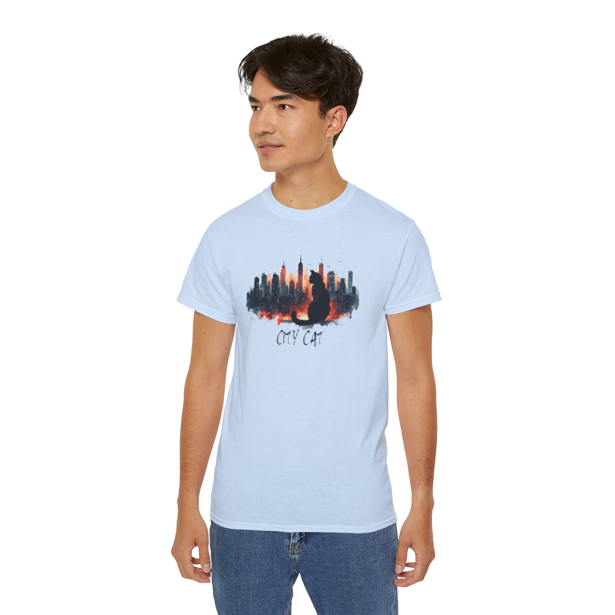 City Cat Unisex Graphic Tee - Clothing, T-shirts - EpiAl's Shop
