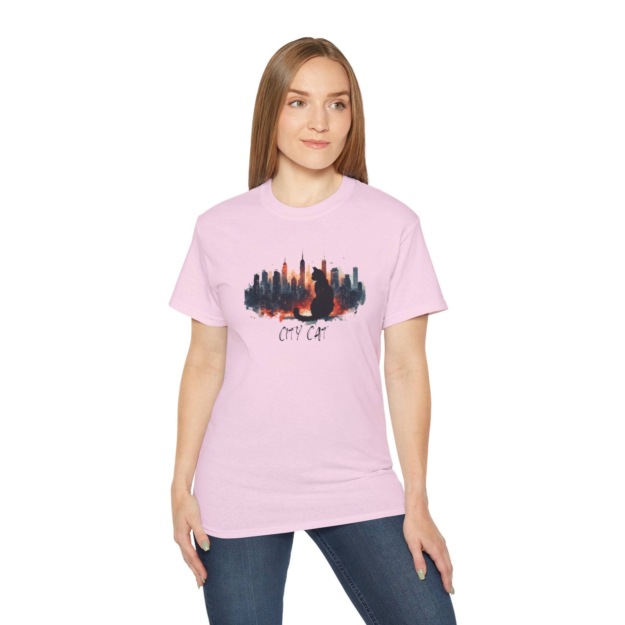 City Cat Unisex Graphic Tee - Clothing, T-shirts - EpiAl's Shop