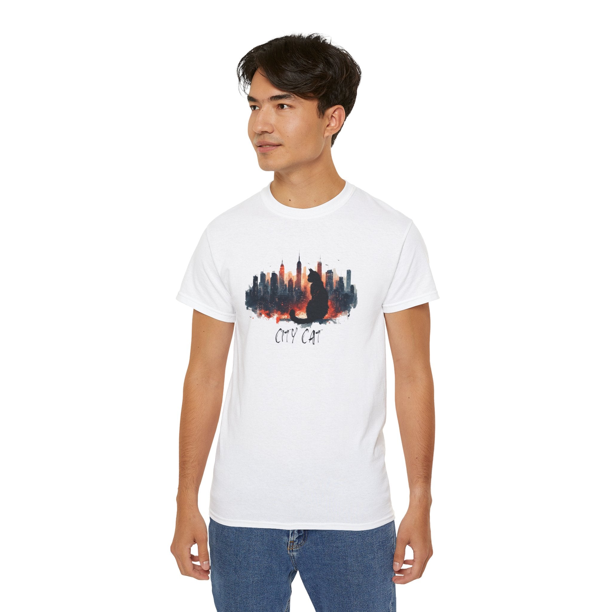 City Cat Unisex Graphic Tee - Clothing, T-shirts - EpiAl's Shop