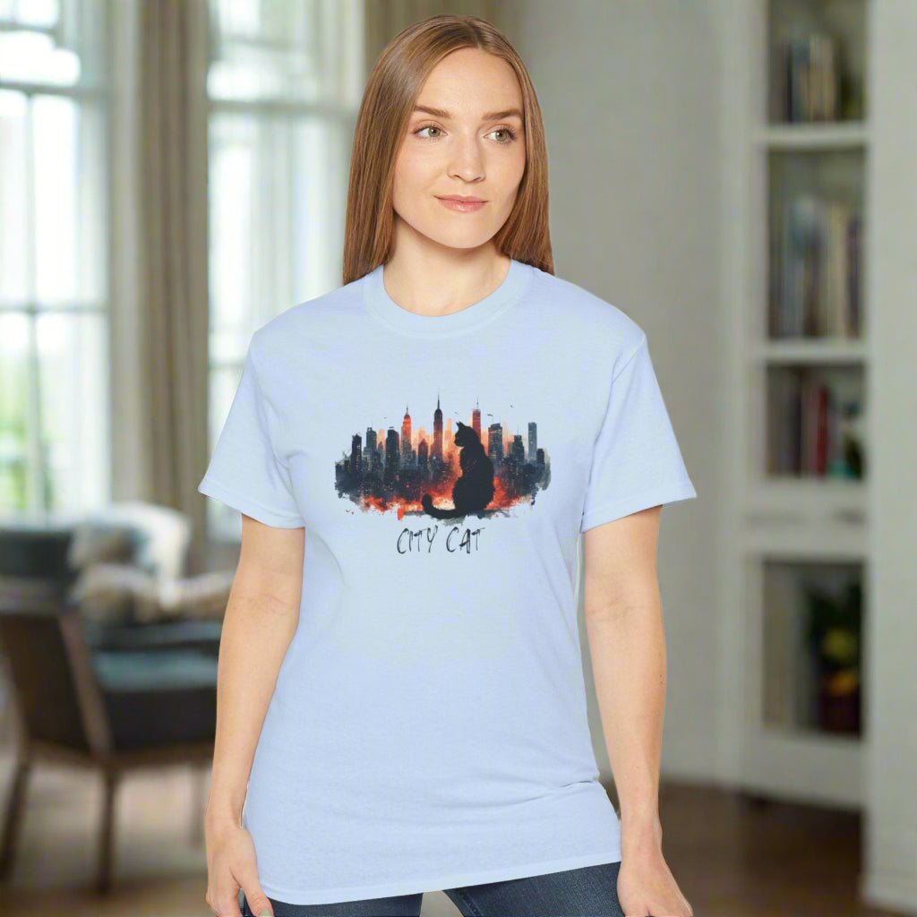 City Cat Unisex Graphic Tee - Clothing, T-shirts - EpiAl's Shop