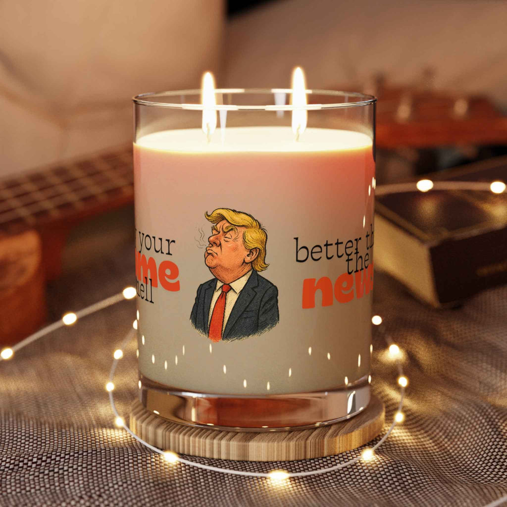 Civic Nonsense Jar Candle — “May Your Home Smell Better Than the News” - Decor, Candles, Scented - EpiAl's Shop
