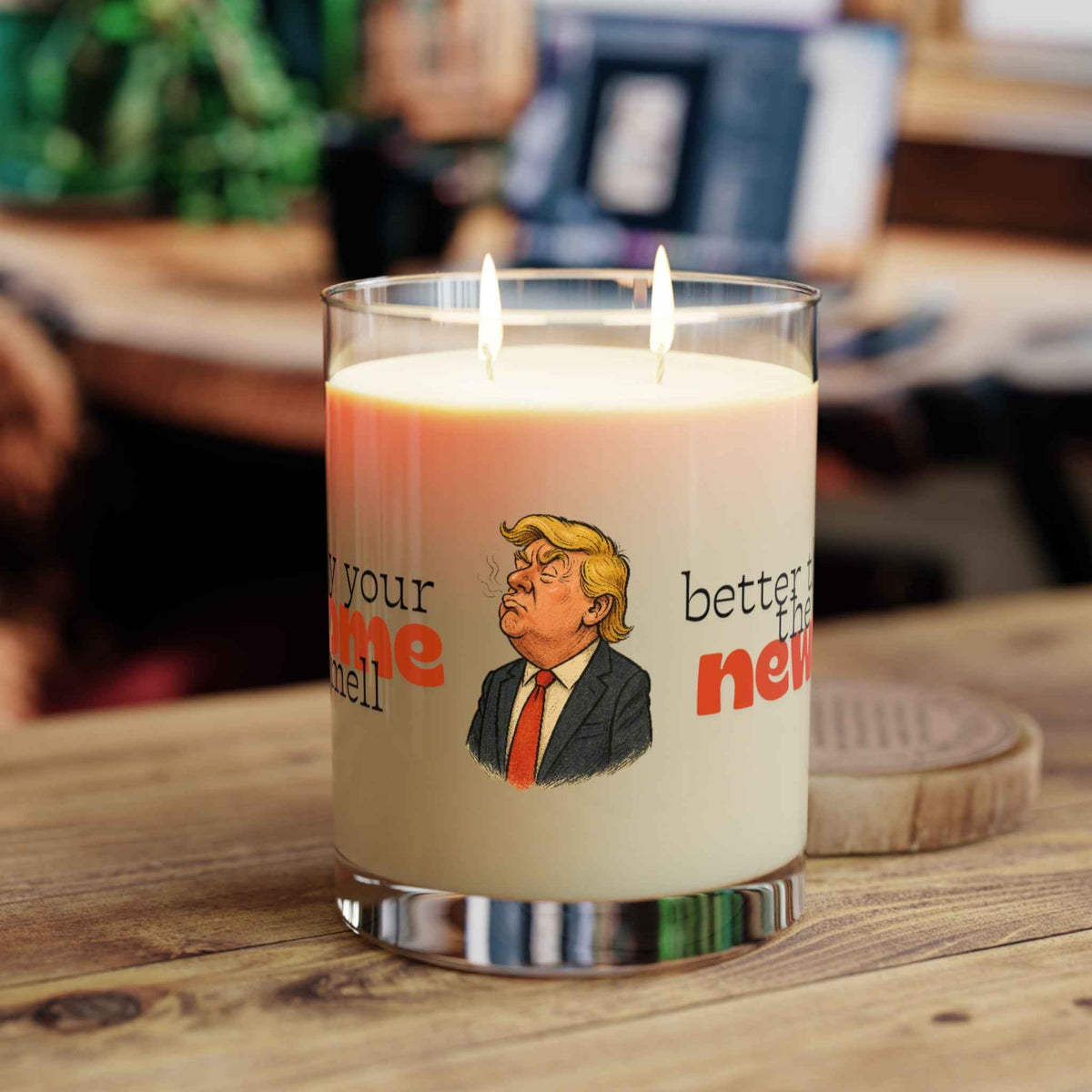Civic Nonsense Jar Candle — “May Your Home Smell Better Than the News” - Decor, Candles, Scented - EpiAl's Shop