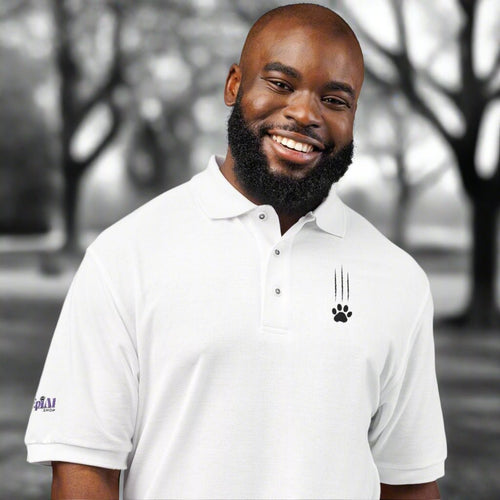 Classic Cat Clawed Embroidered Unisex Polo Shirt - Clothing, Polo Shirts - EpiAl's Shop