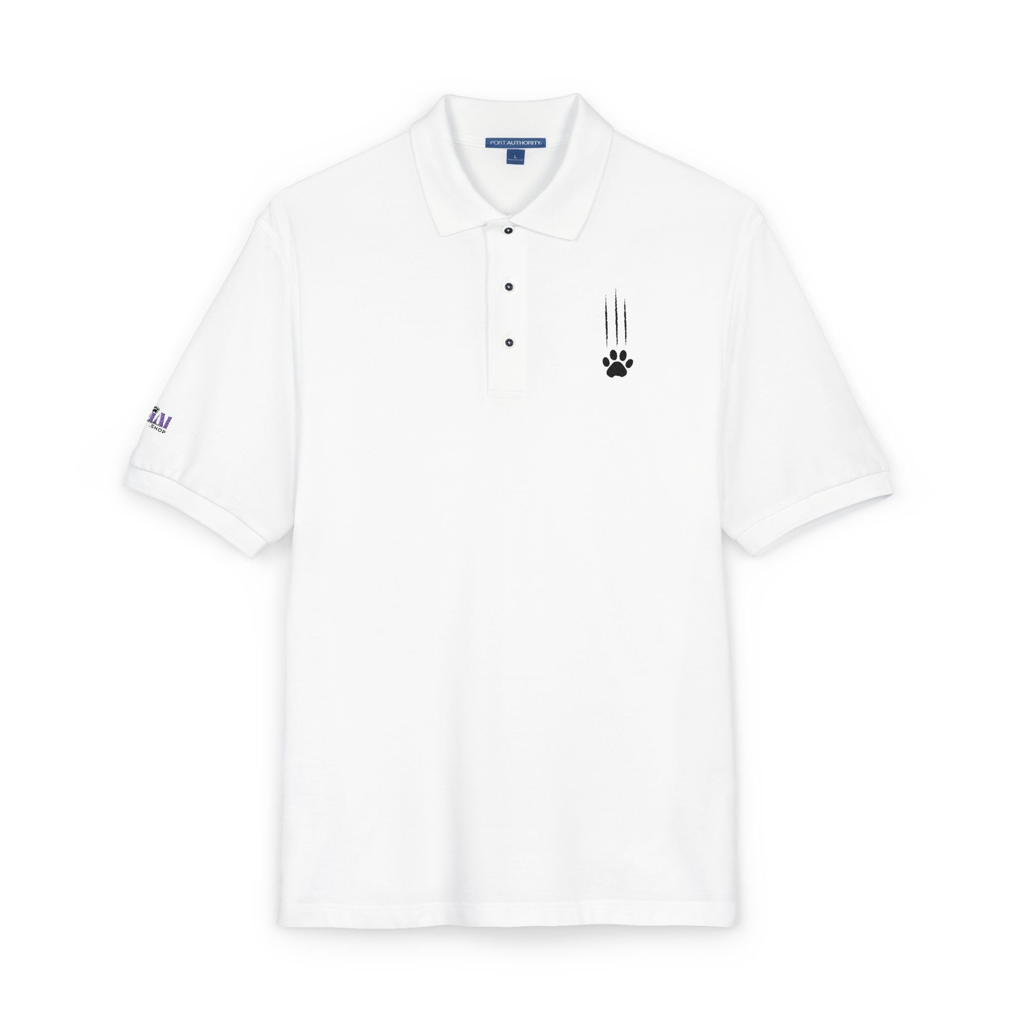 Classic Cat Clawed Embroidered Unisex Polo Shirt - Clothing, Polo Shirts - EpiAl's Shop