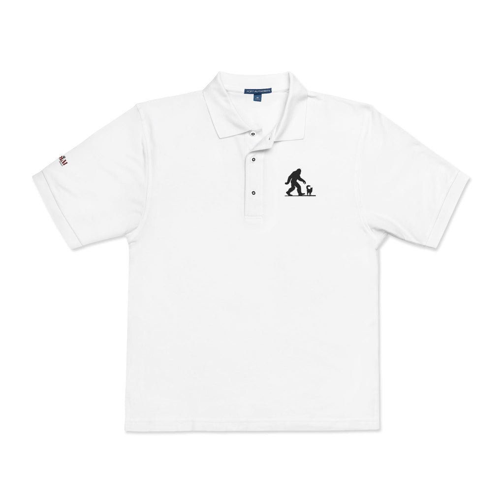 Classic Sasquatch's Cat Embroidered Unisex Polo Shirt - Clothing, Polo Shirts - EpiAl's Shop