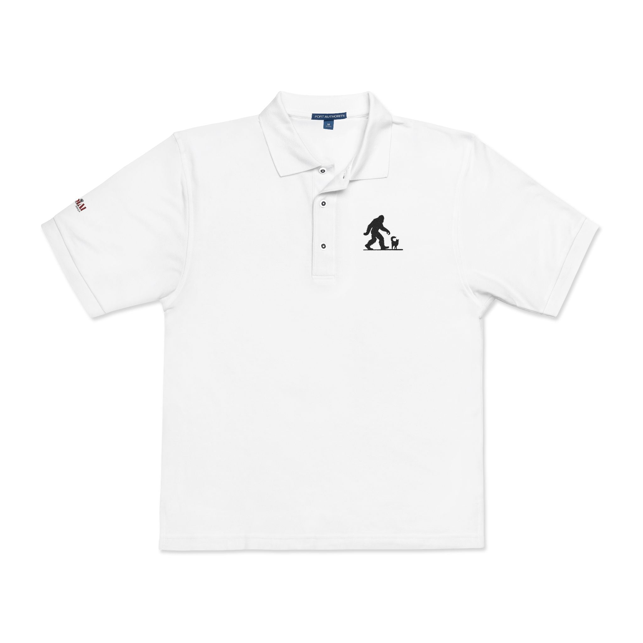 Classic Sasquatch's Cat Embroidered Unisex Polo Shirt - Clothing, Polo Shirts - EpiAl's Shop