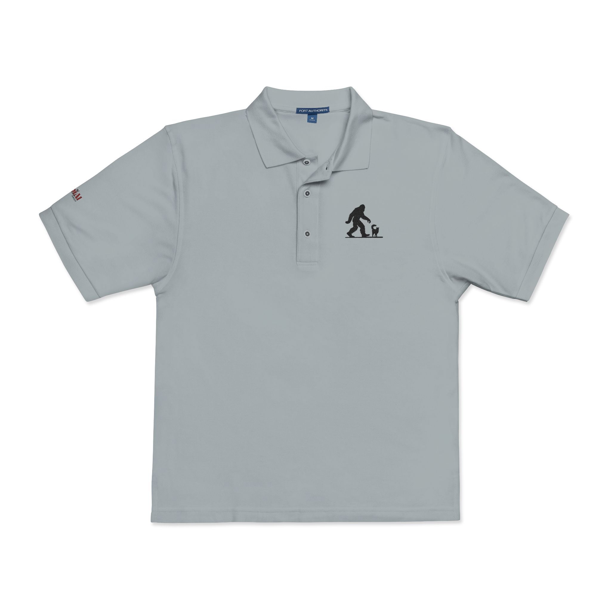Classic Sasquatch's Cat Embroidered Unisex Polo Shirt - Clothing, Polo Shirts - EpiAl's Shop