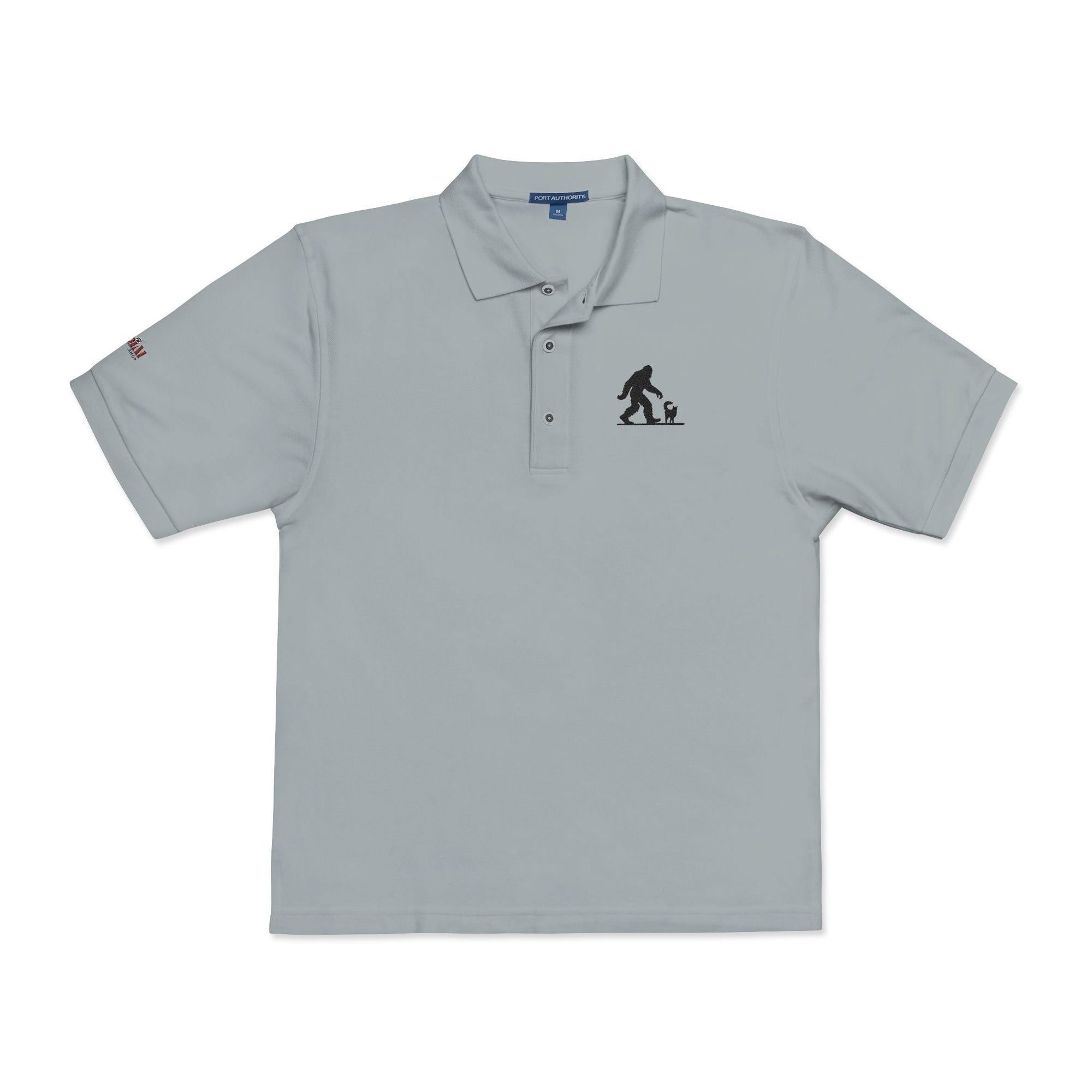 Classic Sasquatch's Cat Embroidered Unisex Polo Shirt - Clothing, Polo Shirts - EpiAl's Shop