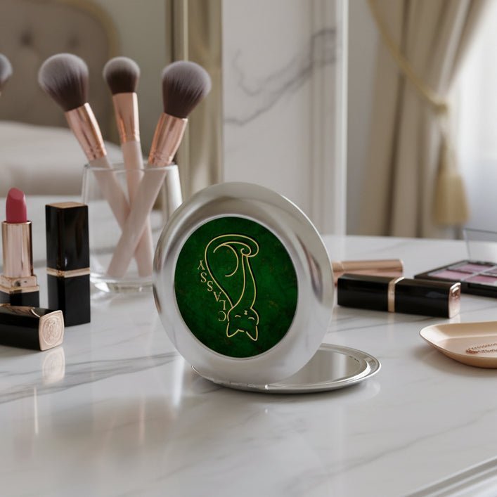 Classy Cat One-Line Compact Mirror - Beauty Accessories, Mirror - EpiAl's Shop