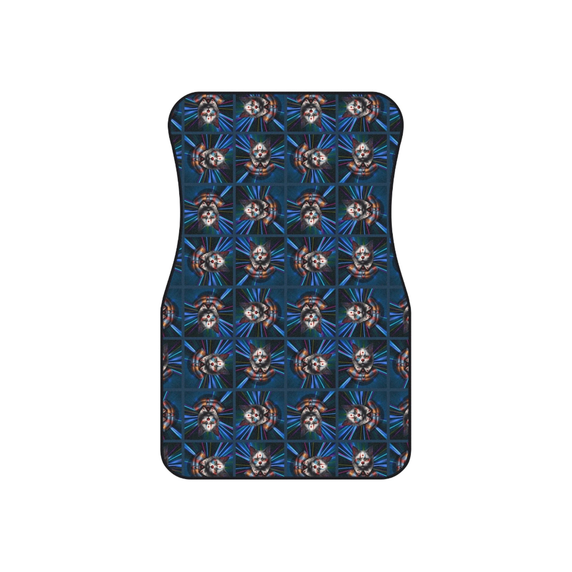 Clown Cat Design Car Mats - Set of 4 Heavy - Duty Floor Protectors - Accessories, Auto, Spare Tire Covers - EpiAl's Shop