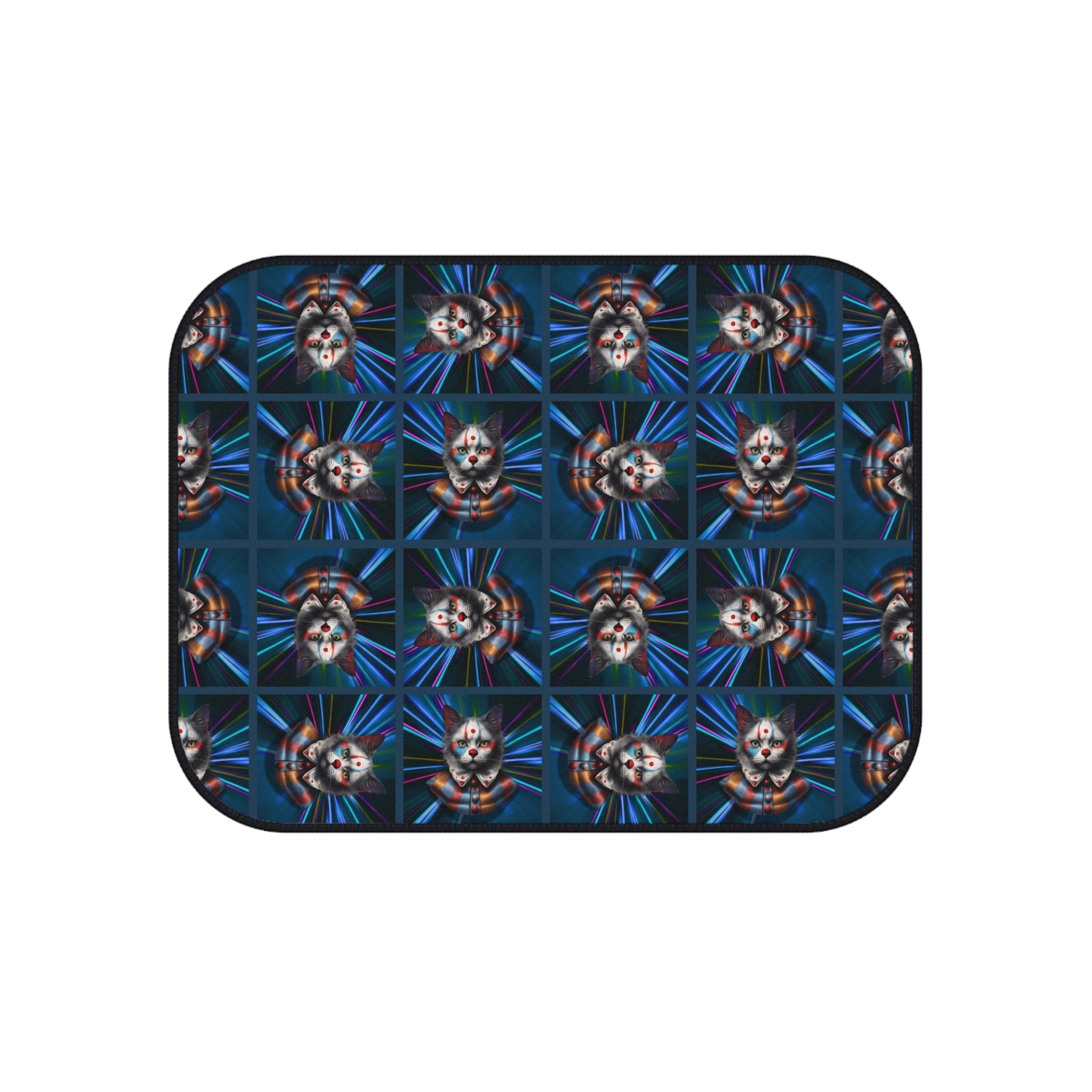 Clown Cat Design Car Mats - Set of 4 Heavy - Duty Floor Protectors - Accessories, Auto, Spare Tire Covers - EpiAl's Shop