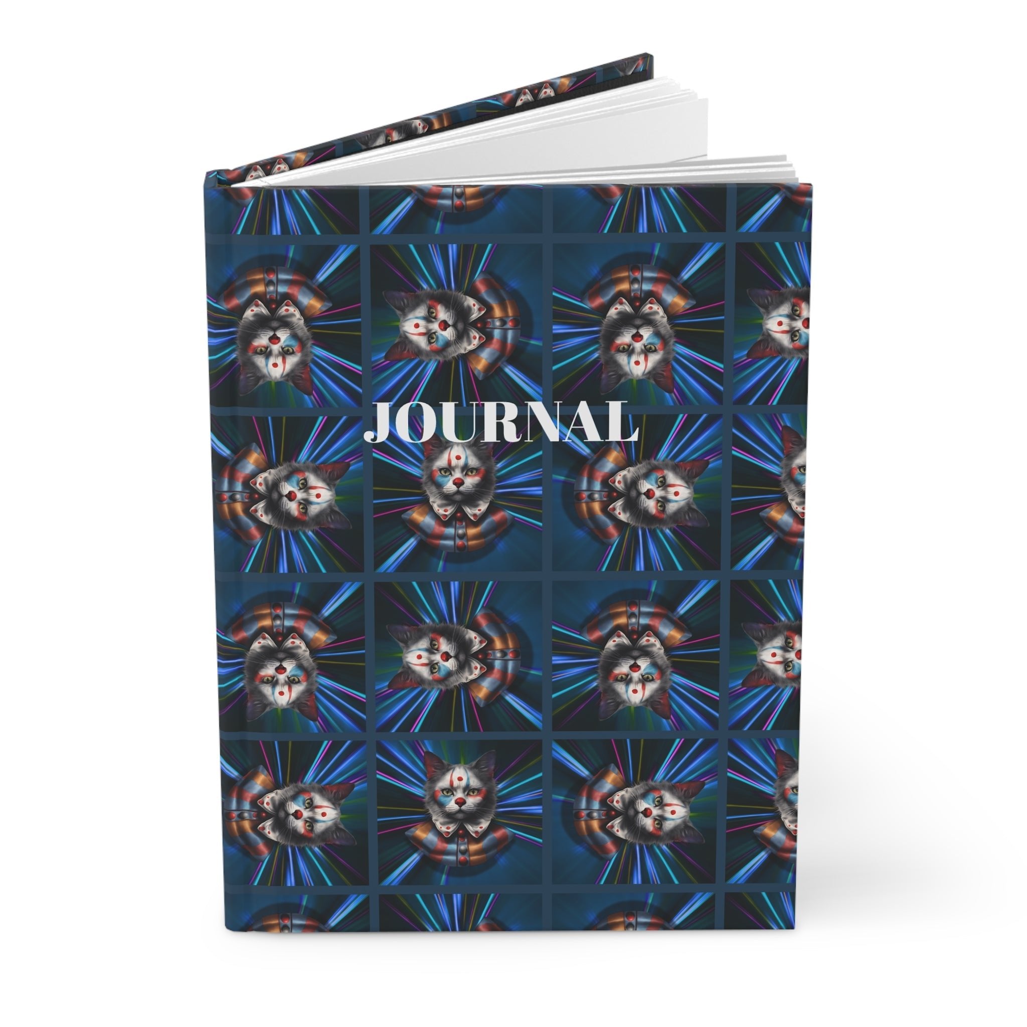 Clown Cat Hardcover Journal - Paper Products, Journals - EpiAl's Shop