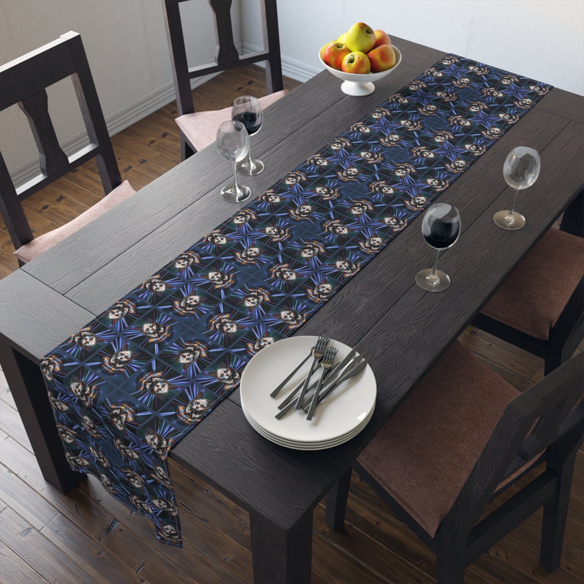 Clown Cat Novelty Table Runner - Decor, Dining, Table Decor - EpiAl's Shop