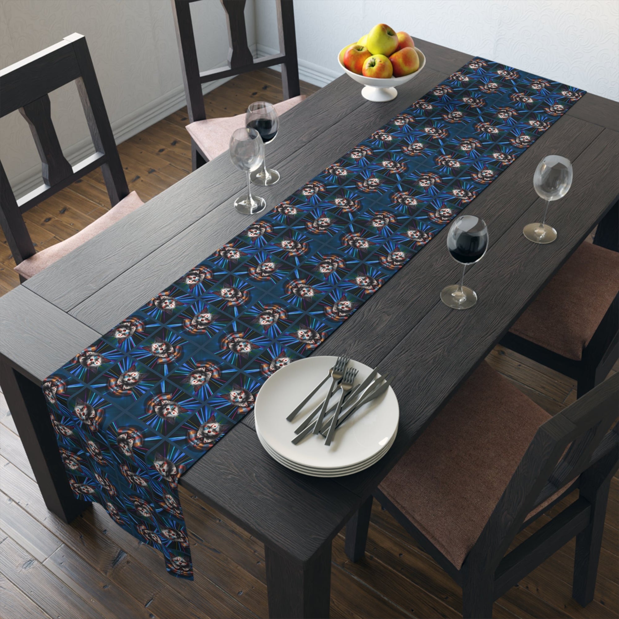 Clown Cat Novelty Table Runner - Decor, Dining, Table Decor - EpiAl's Shop
