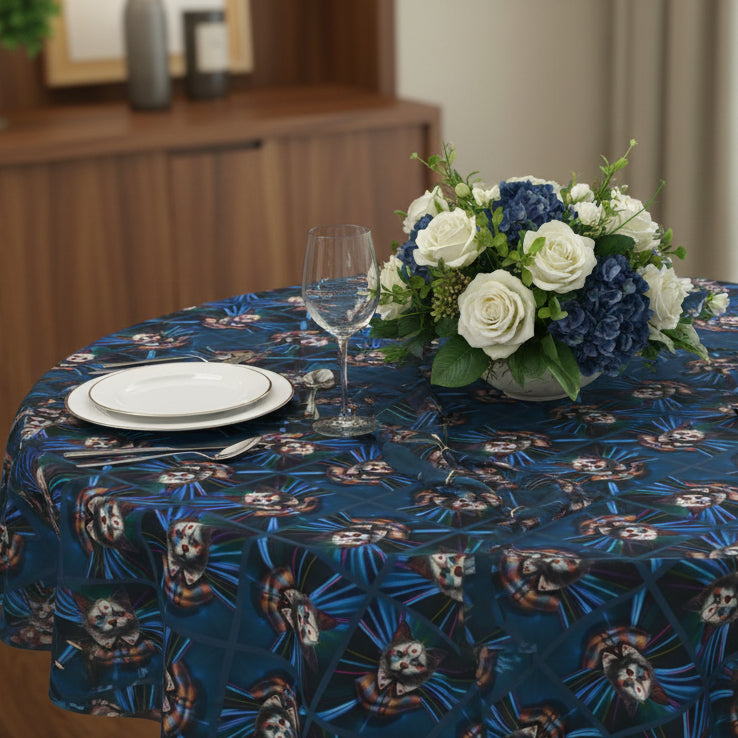 Clown Cat Novelty Tablecloth - Decor, Dining, Table Decor - EpiAl's Shop