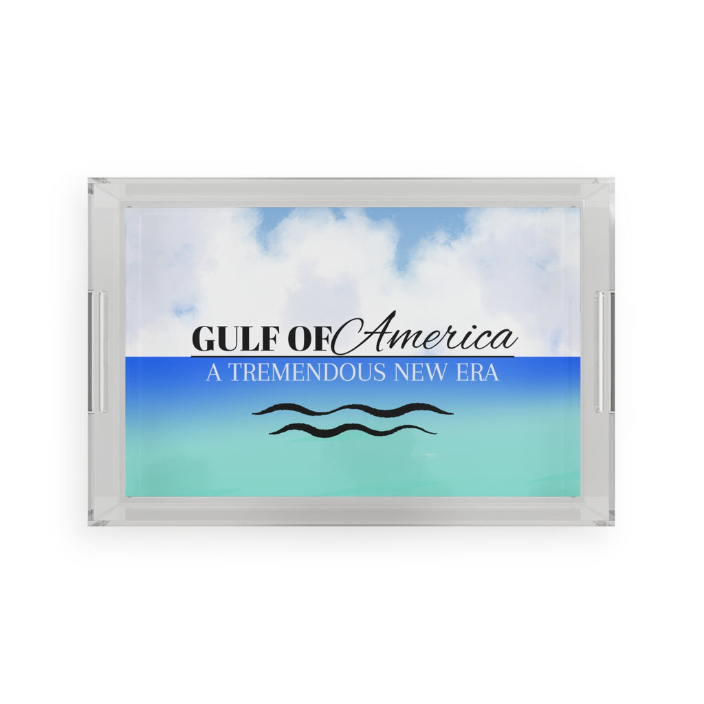 Coastal Acrylic Serving Tray - American Gulf Design - Decor, Kitchen & Dining, Serving Platters - EpiAl's Shop