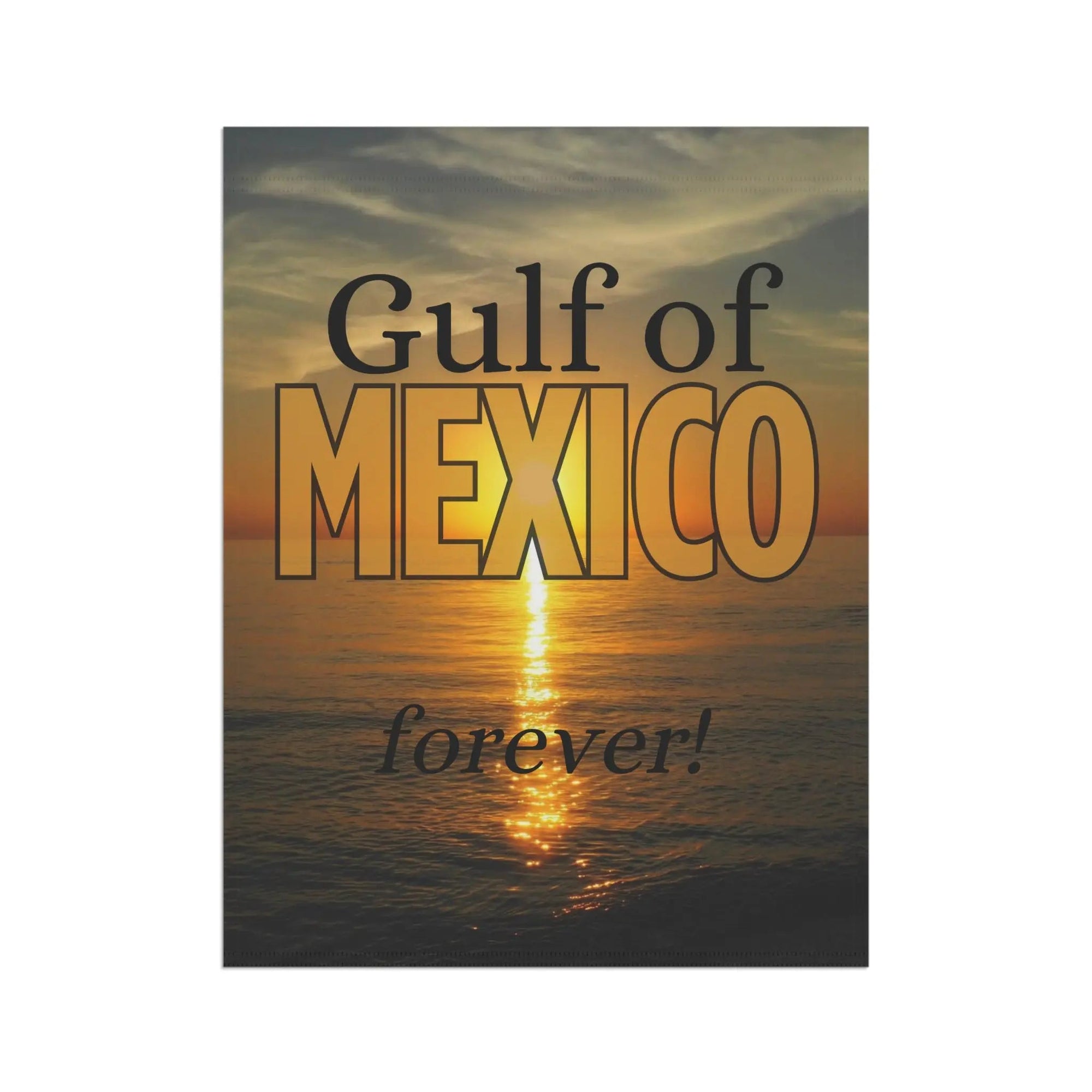 Coastal Garden Banner - Gulf of Mexico Forever! - Decor, Outdoor - EpiAl's Shop