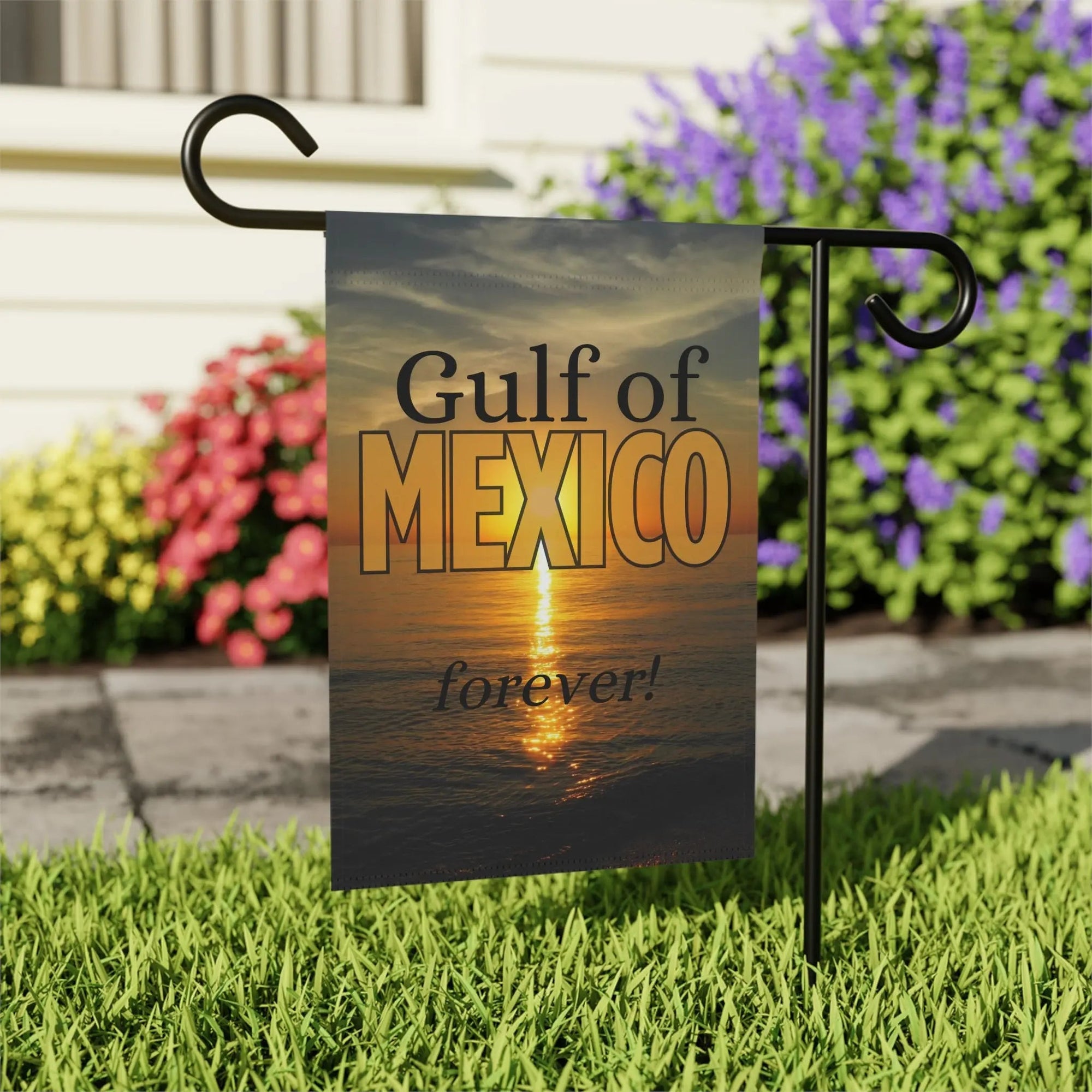 Coastal Garden Banner - Gulf of Mexico Forever! - Decor, Outdoor - EpiAl's Shop