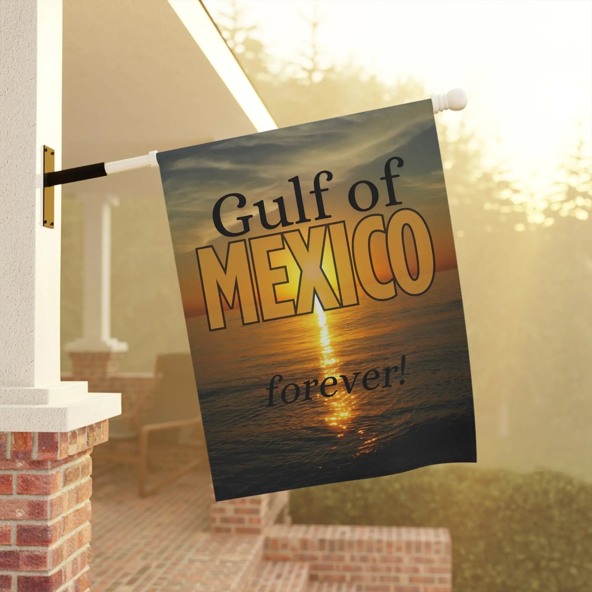 Coastal Garden Banner - Gulf of Mexico Forever! - Decor, Outdoor - EpiAl's Shop