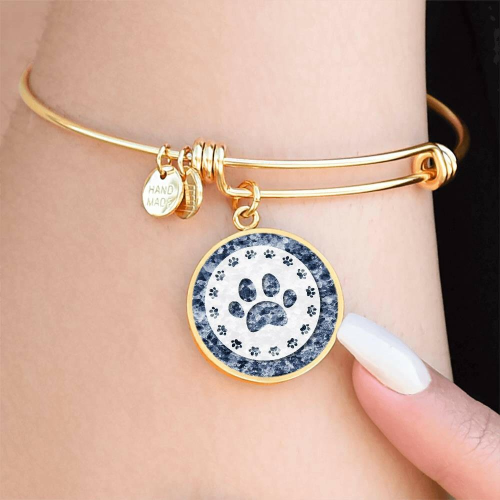 Colonial Blue Paw Bracelet - Jewelry - Epileptic Al’s Shop