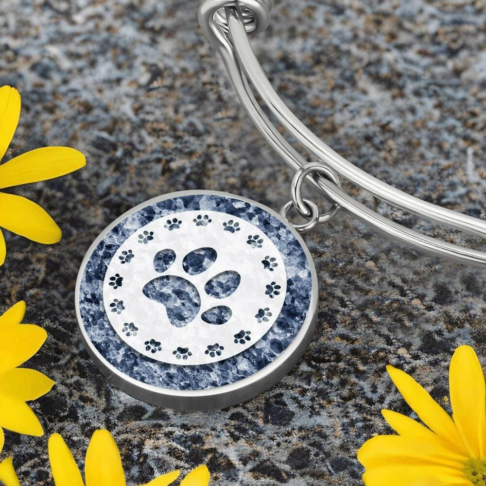 Colonial Blue Paw Bracelet - Jewelry - Epileptic Al’s Shop