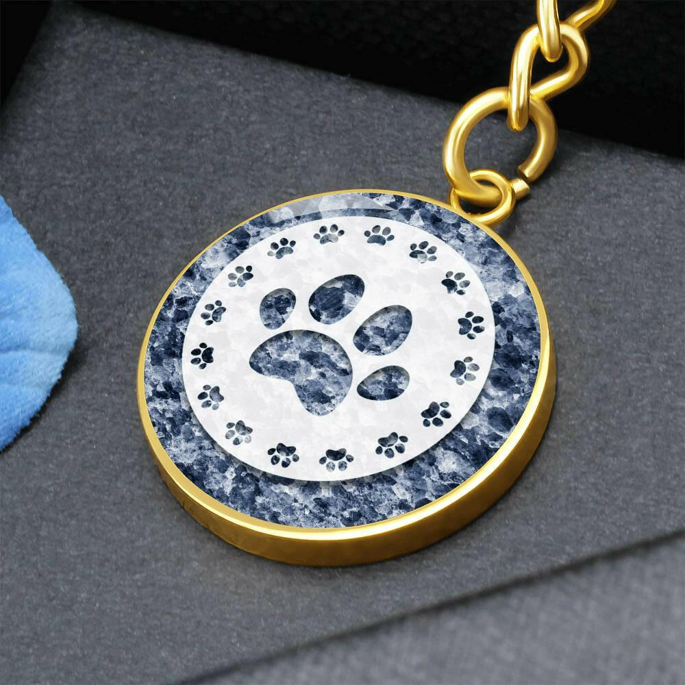 Colonial Blue Paw Keychain - EpiAl's Shop