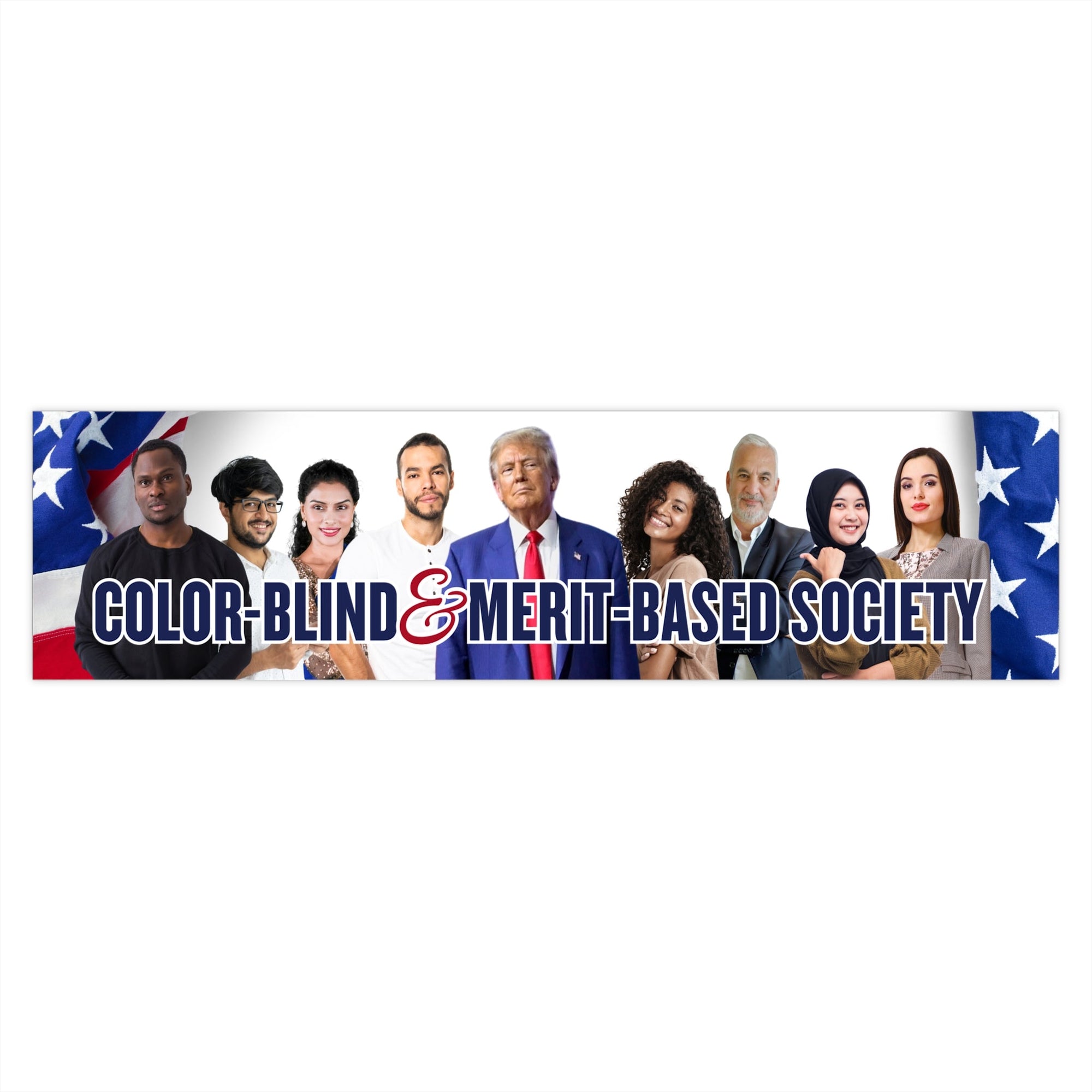 Color Blind & Merit Based Society Bumper Stickers - Accessories, Auto, Bumper Decor - EpiAl's Shop