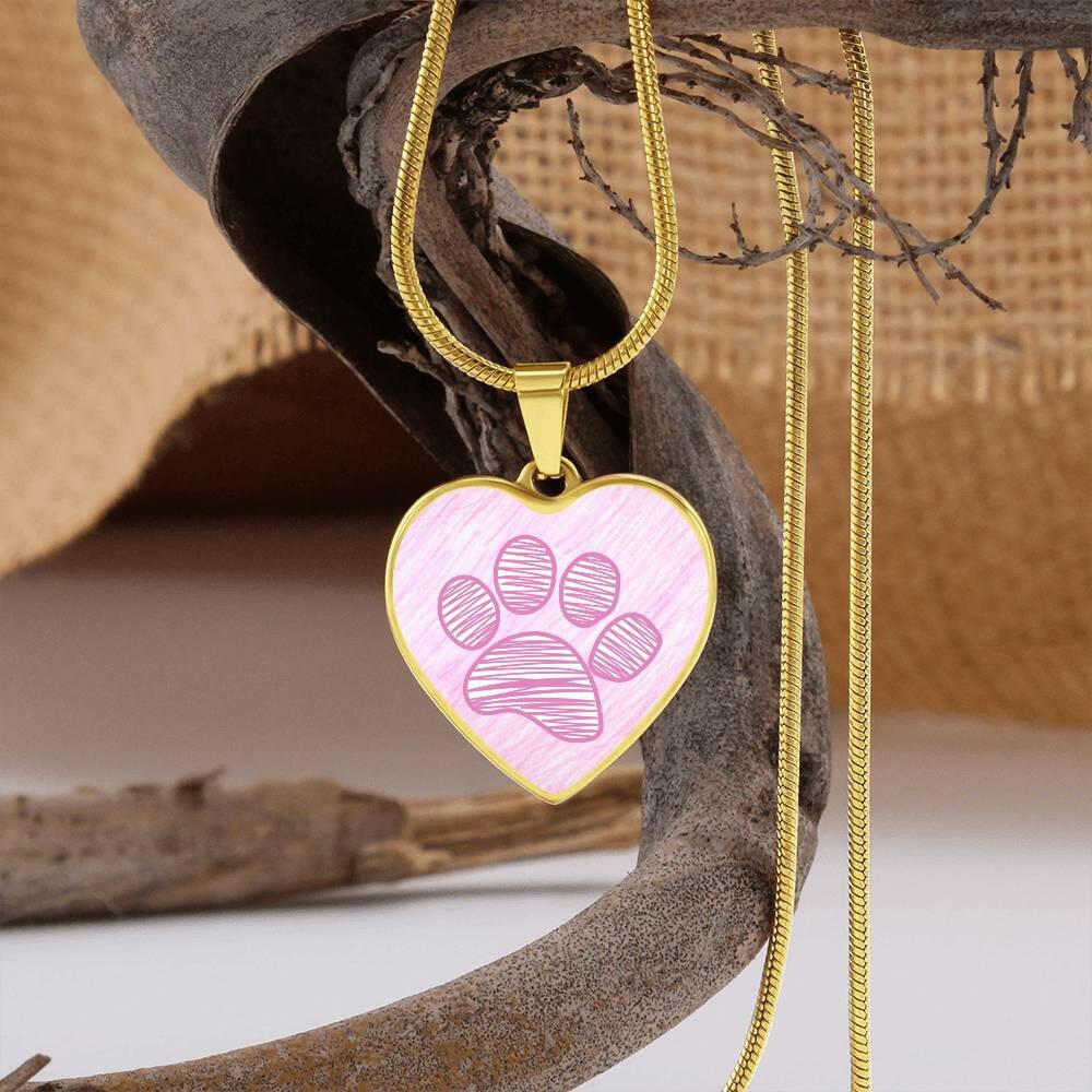 Colored Pencil Paw Necklace - Jewelry - Epileptic Al’s Shop