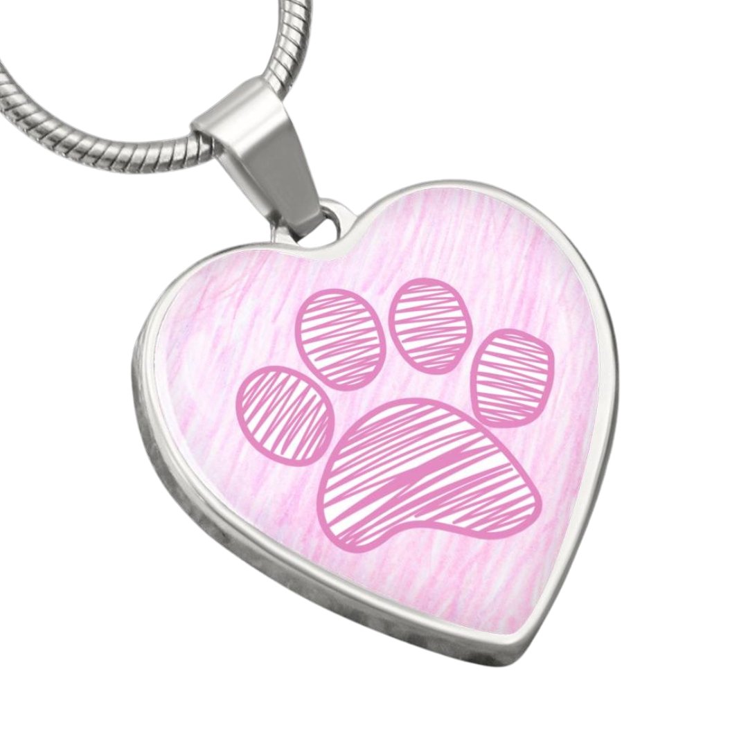 Colored Pencil Paw Necklace - Jewelry - Epileptic Al’s Shop