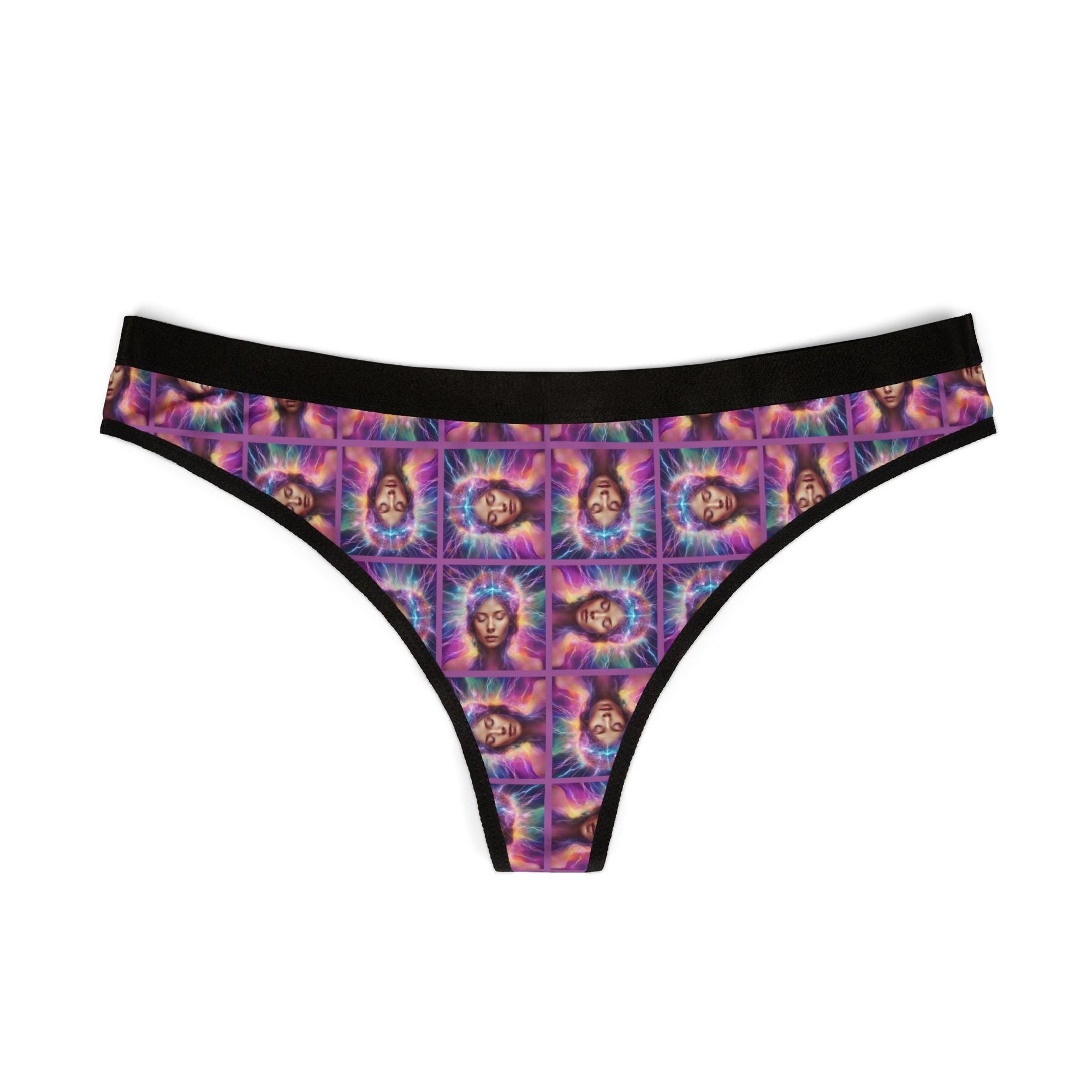 Colorful Brain Epilepsy Awareness Women's Thongs - Clothing, Underwear - EpiAl's Shop