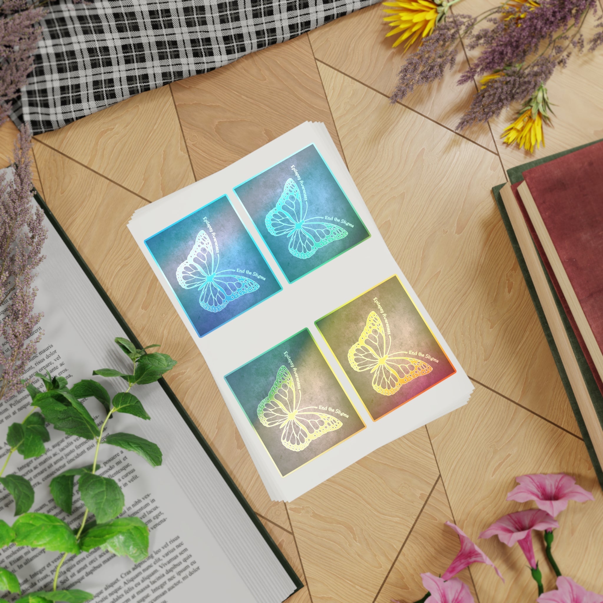 Colorful Butterfly Sticker Sheet Bundle | 5 Elegant Designs for Home & Celebrations - Paper Products, Stickers - EpiAl's Shop