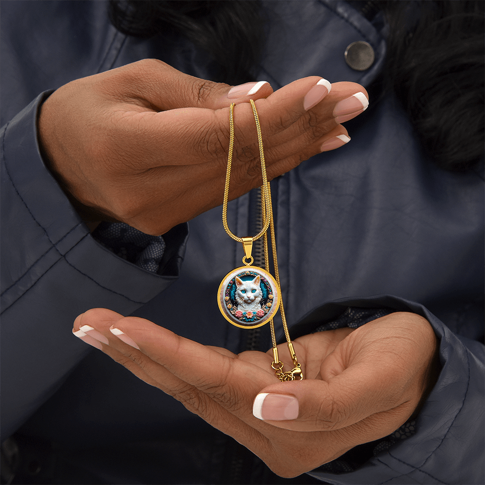 Colorful Cat Cameo Necklace - Jewelry, Necklaces - EpiAl's Shop