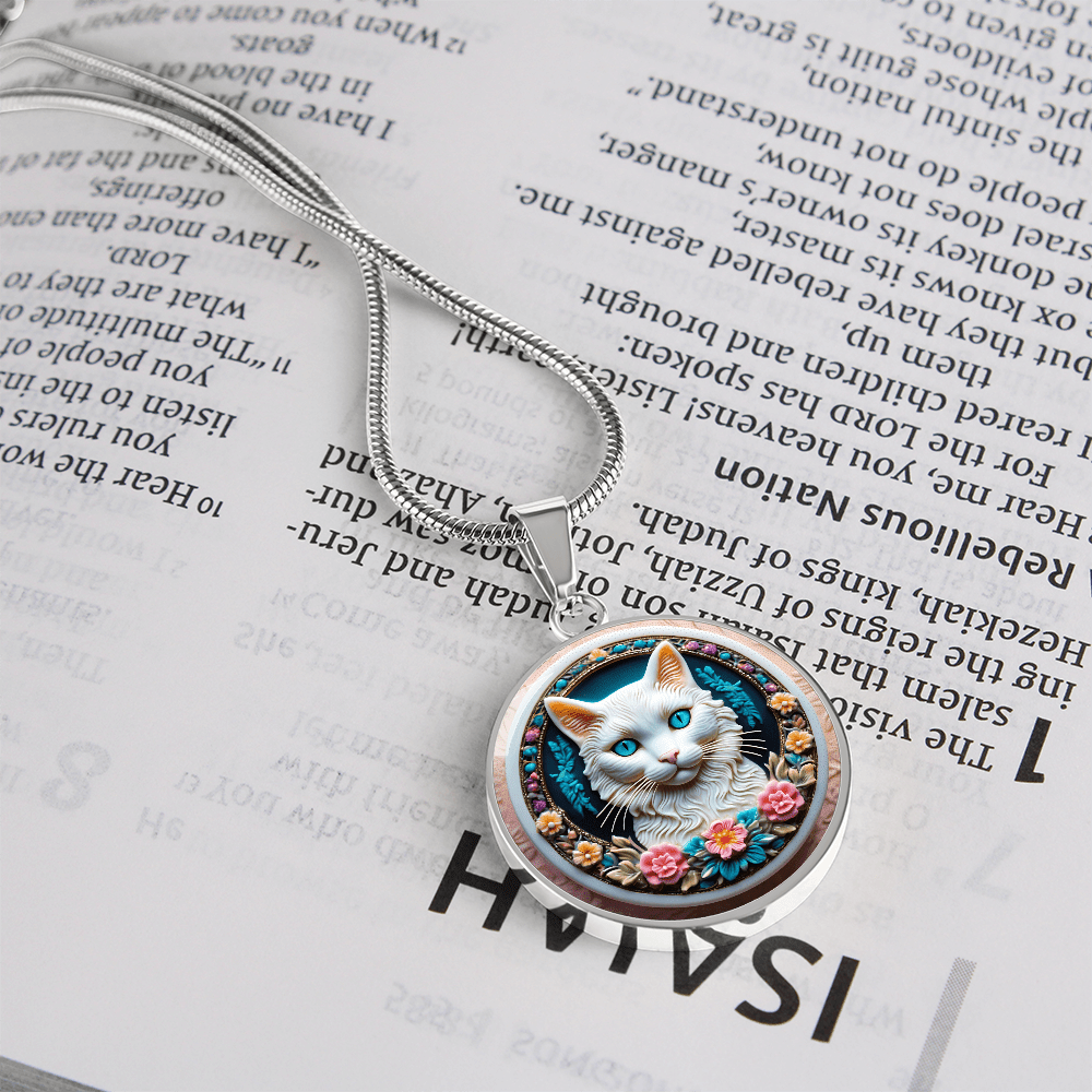 Colorful Cat Cameo Necklace - Jewelry, Necklaces - EpiAl's Shop