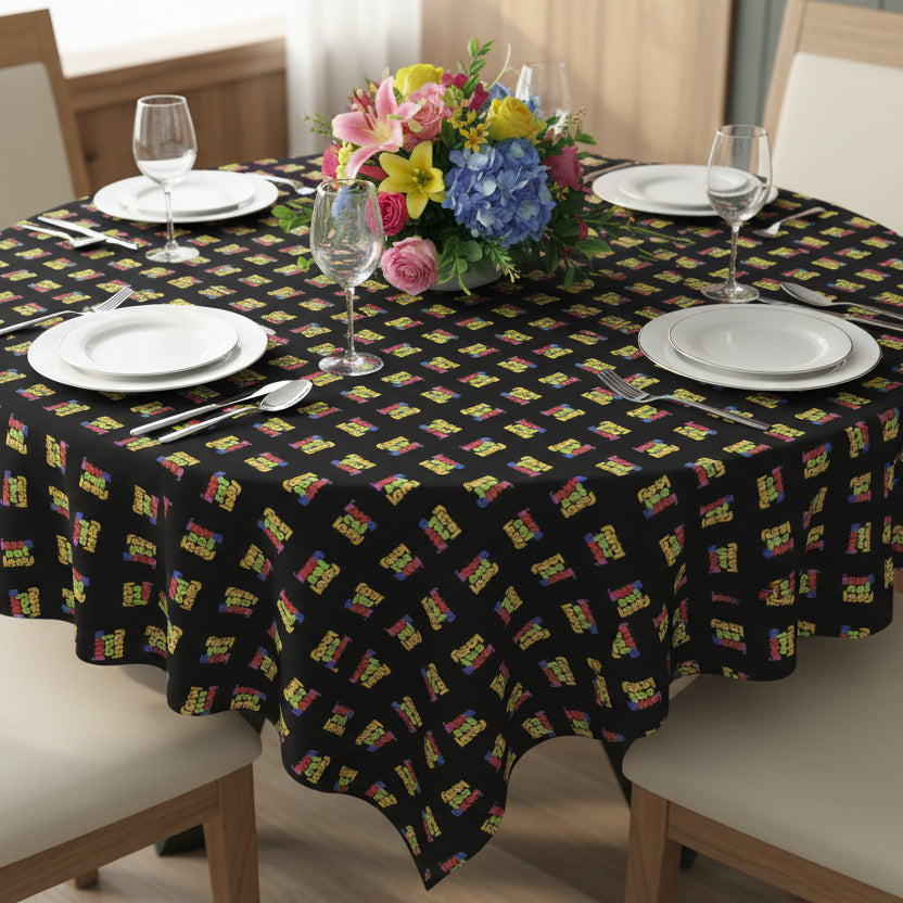 Colorful Cat Lady Patterned Tablecloth for Dining - Decor, Dining, Table Decor - EpiAl's Shop