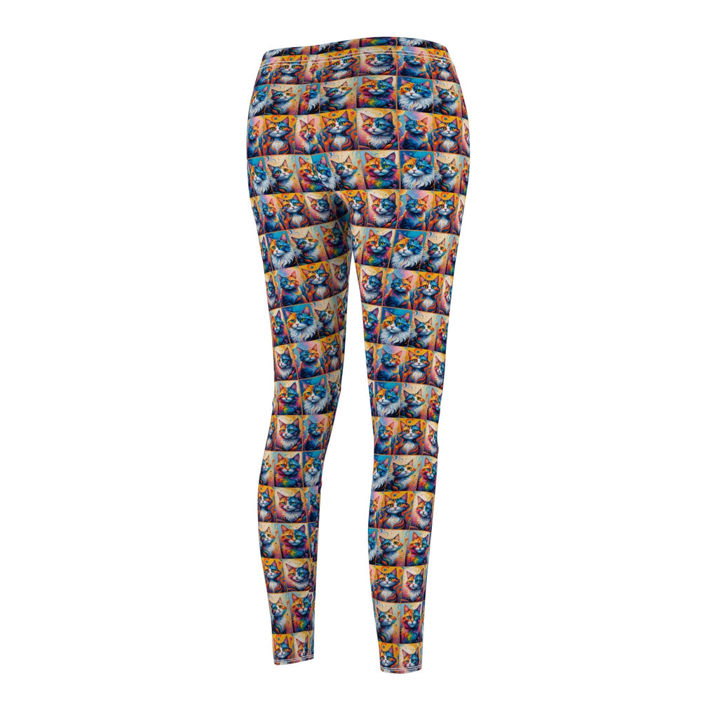 Colorful Kitties Women's Casual Leggings - Clothing, Pants & Leggings - EpiAl's Shop