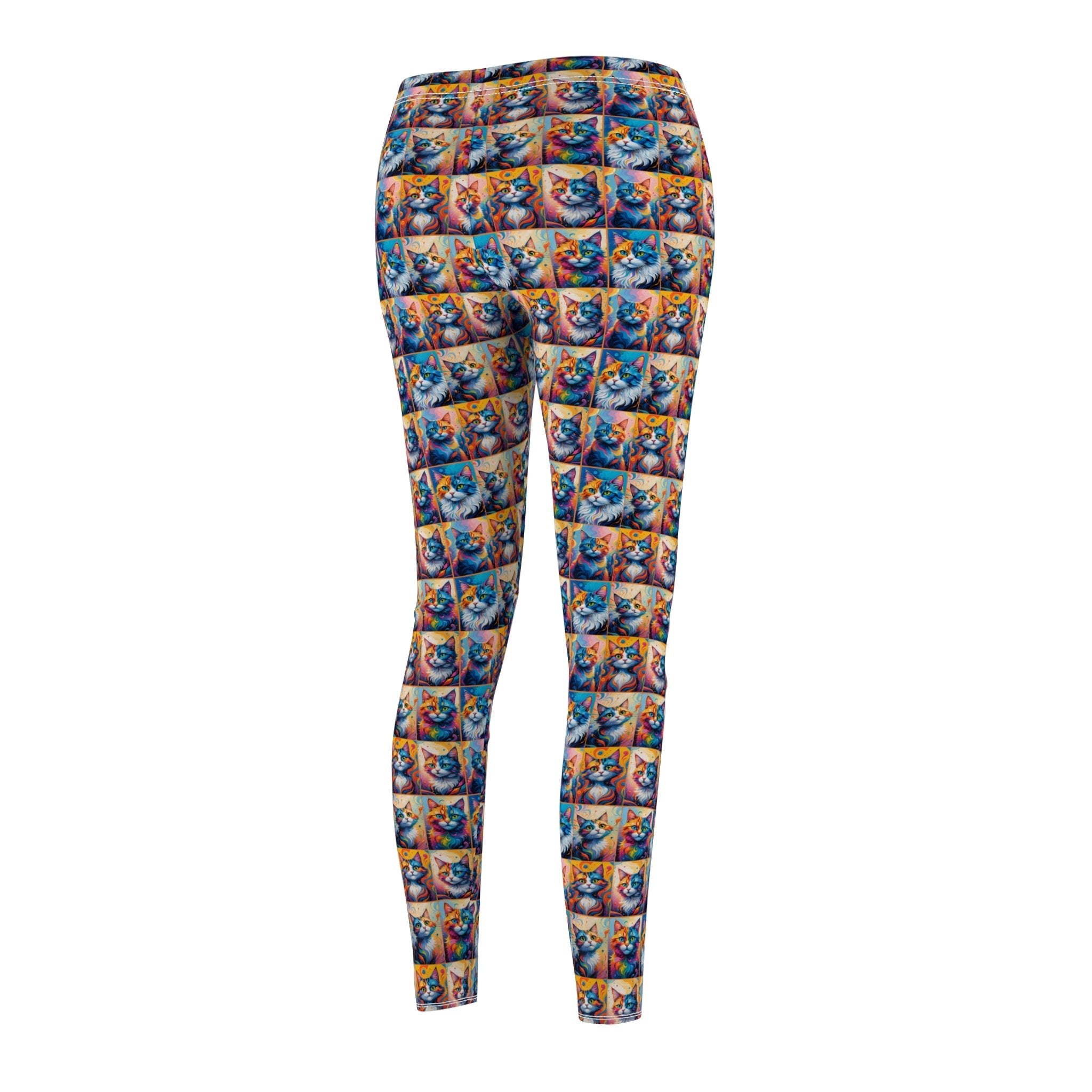Colorful Kitties Women's Casual Leggings - Clothing, Pants & Leggings - EpiAl's Shop