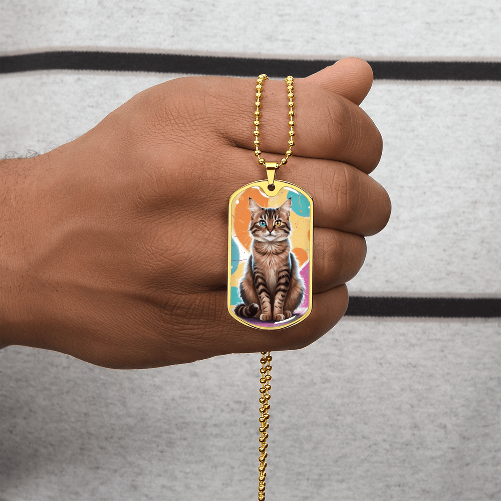 Colorful Kitty Necklace - Jewelry, Necklaces - EpiAl's Shop
