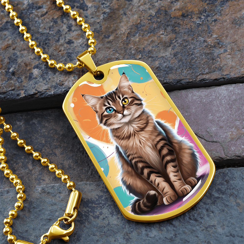 Colorful Kitty Necklace - Jewelry, Necklaces - EpiAl's Shop