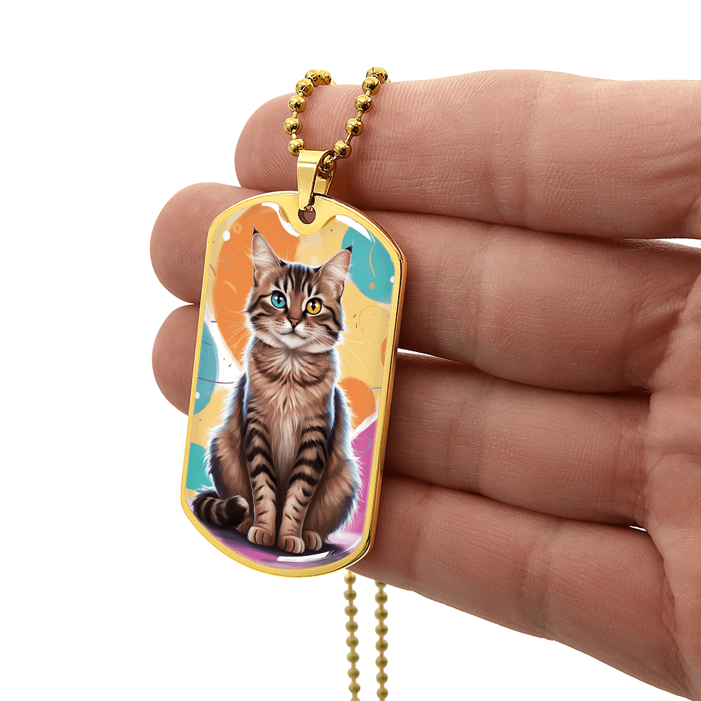 Colorful Kitty Necklace - Jewelry, Necklaces - EpiAl's Shop