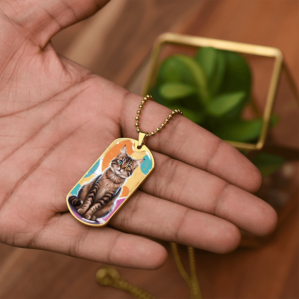 Colorful Kitty Necklace - Jewelry, Necklaces - EpiAl's Shop