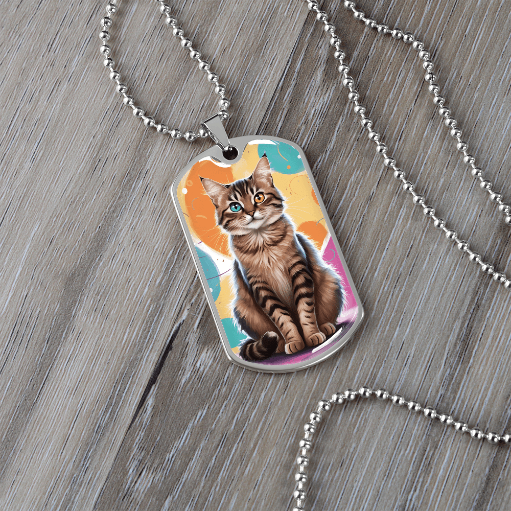 Colorful Kitty Necklace - Jewelry, Necklaces - EpiAl's Shop