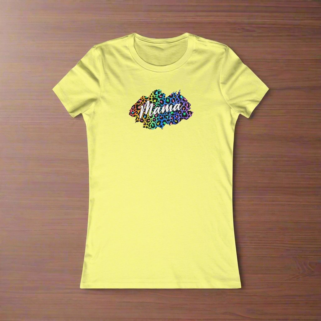 Colorful Leopard Mom Women's Favorite Tee - T - Shirt - Epileptic Al’s Shop