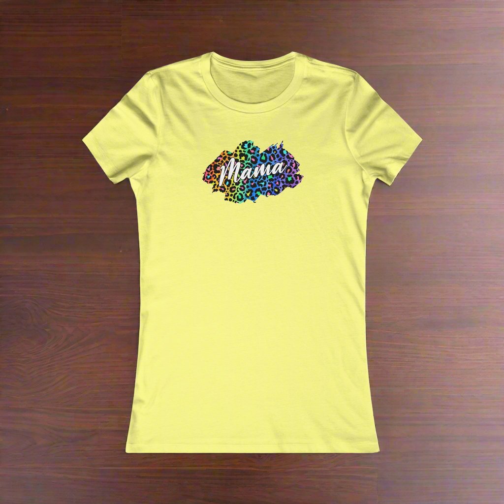 Colorful Leopard Mom Women's Favorite Tee - T - Shirt - Epileptic Al’s Shop