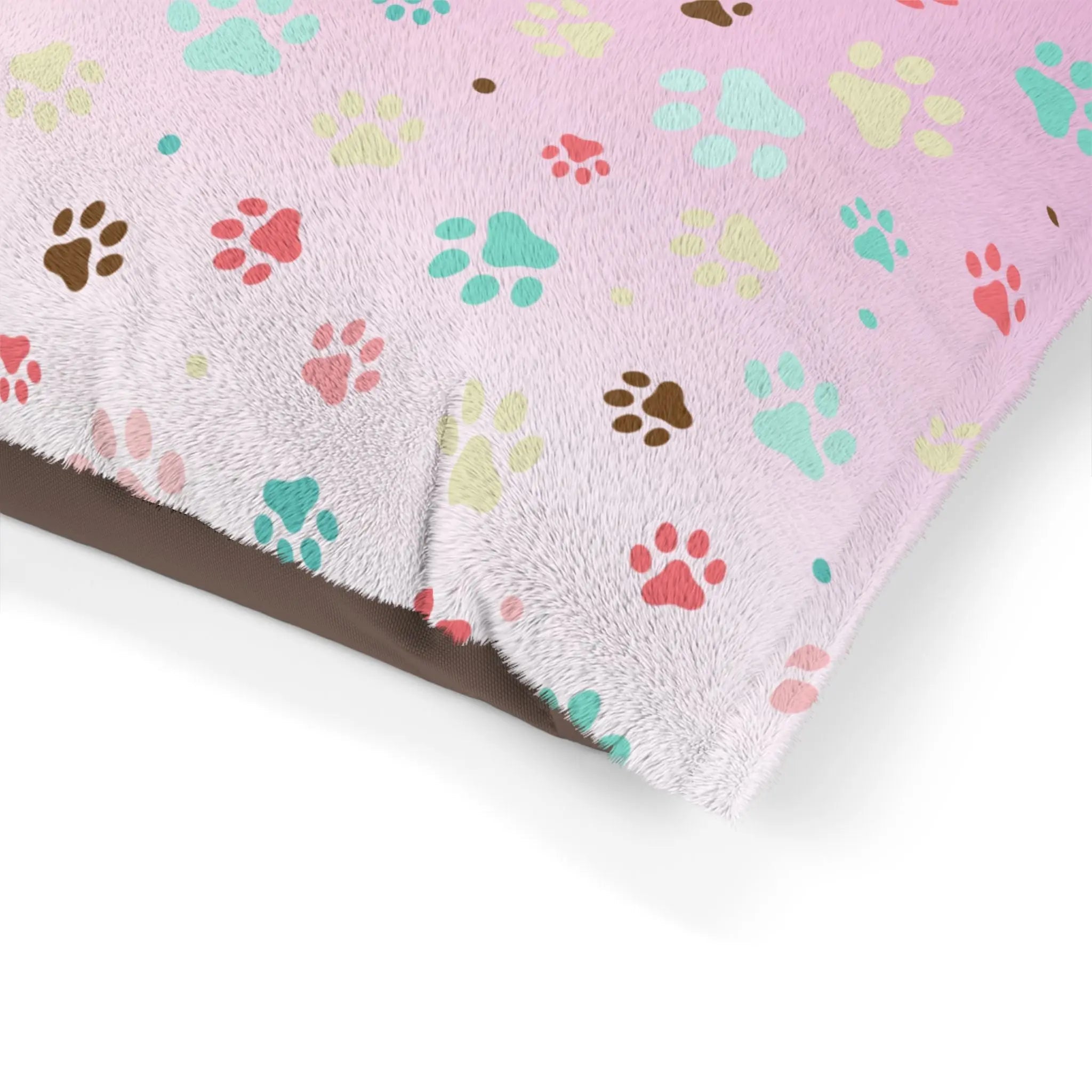 Colorful Paw Print Pet Bed | Cozy Dog & Cat Bed - Pet Supplies - EpiAl's Shop