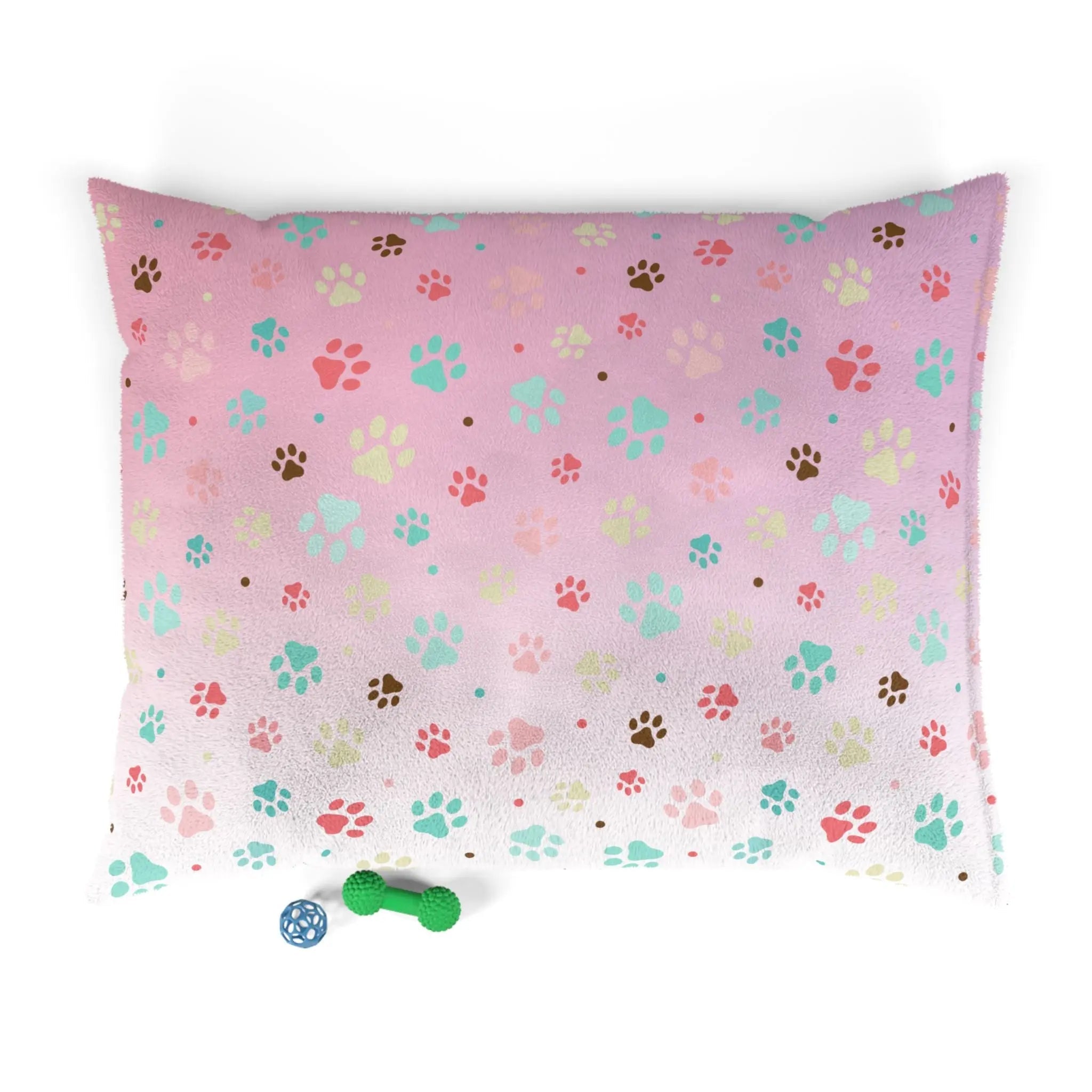Colorful Paw Print Pet Bed | Cozy Dog & Cat Bed - Pet Supplies - EpiAl's Shop