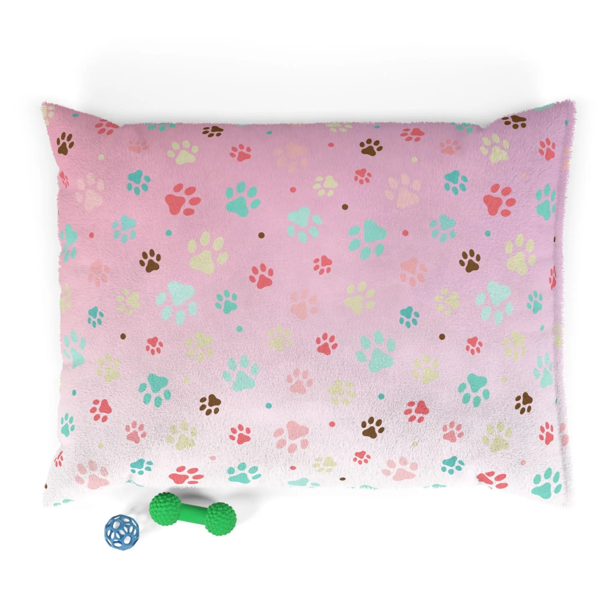 Colorful Paw Print Pet Bed | Cozy Dog & Cat Bed - Pet Supplies - EpiAl's Shop