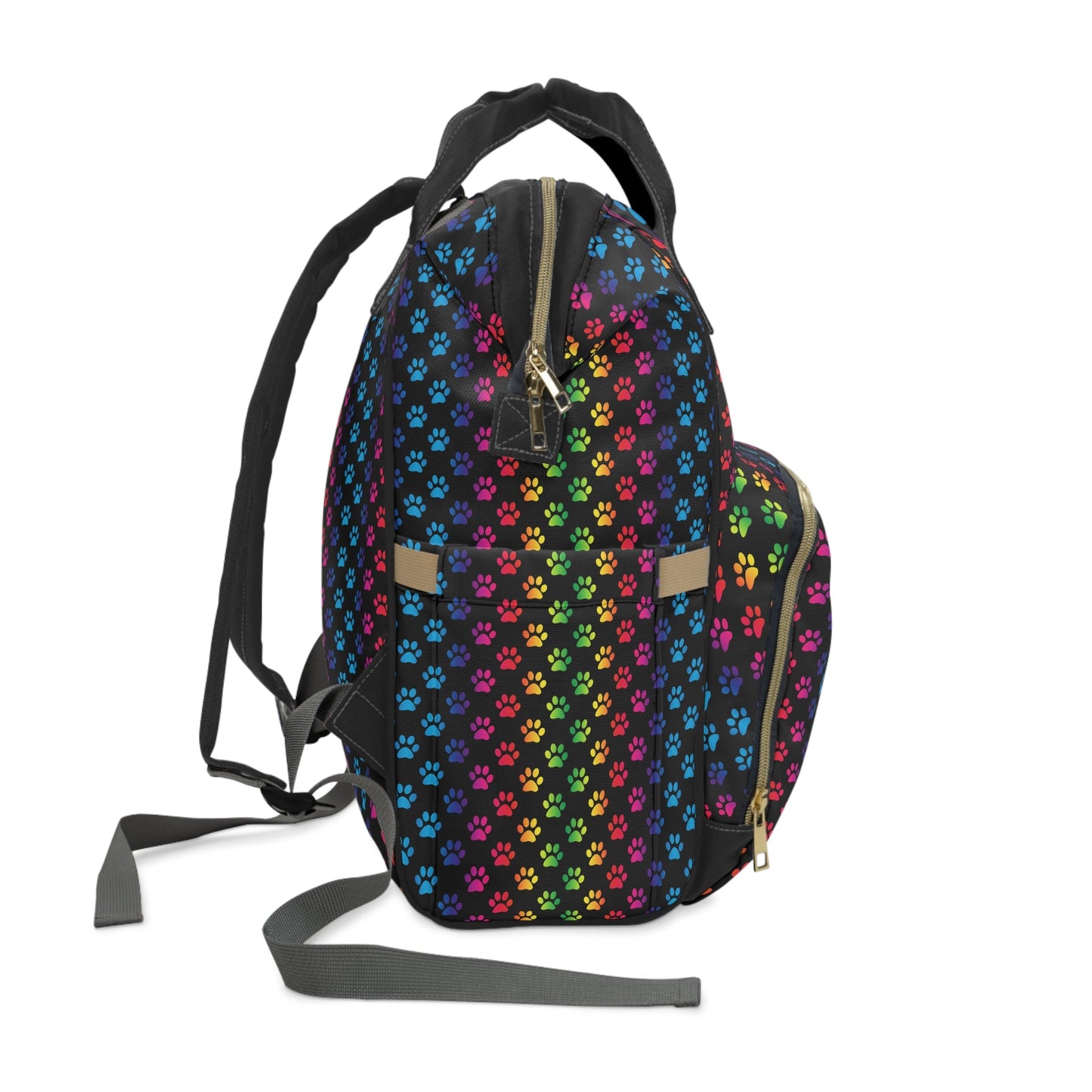 Colorful Paws Multifunctional Diaper Backpack - Bags - Epileptic Al’s Shop