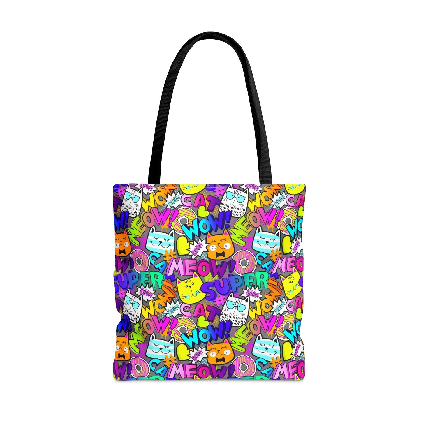 Comic Cats Tote Bag - Bags - Epileptic Al’s Shop