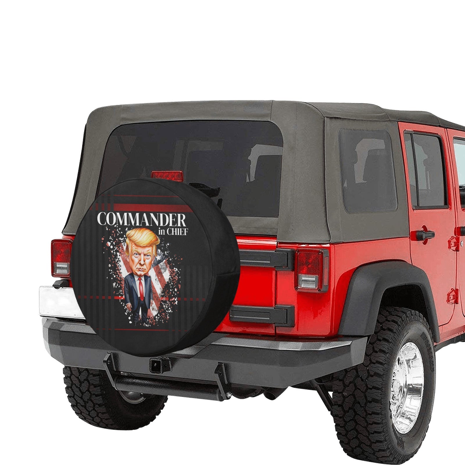 Commander in Chief Spare Tire Cover (Small)(15") - Accessories, Auto, Spare Tire Covers - EpiAl's Shop